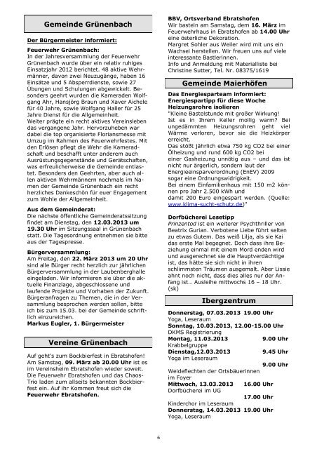 Mitteilungsblatt vom 07.03.2013.pdf - bei der ...