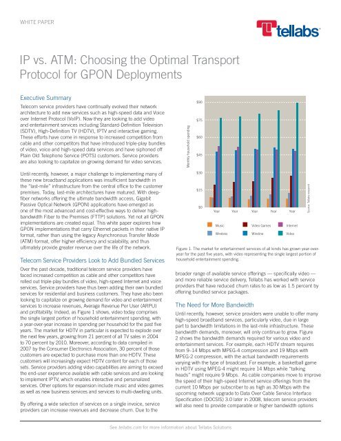 IP vs. ATM: Choosing the Optimal Transport Protocol for ... - Tellabs
