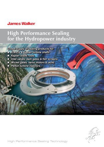 Power Generation - Sealing for Hydropower Plants - James Walker