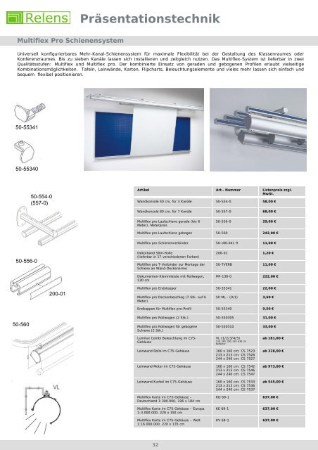 Produktkatalog 2012 - Relens