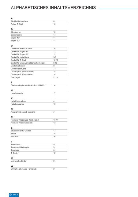 BEGEHBARES KABELRINNEN-SYSTEM - Electraplan