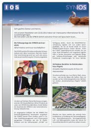 zum Newsletter - IOS GmbH