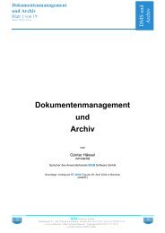 Dokumentenmanagement und Archiv