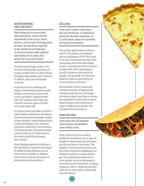 nutritional and functional properties of whey and lactose