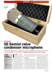 SE Gemini valve condenser microphone - sE Electronics