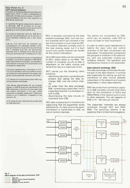 diavox courier 700, digital system telephone for md 110 data