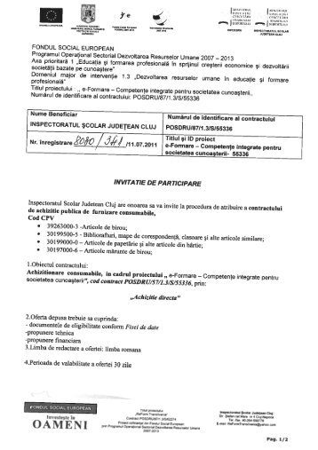 Invitatie participare consumabile ID 55336.pdf - Inspectoratul Åcolar ...