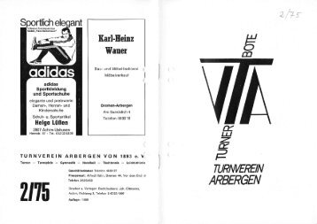 Turnerbote 1975 Ausgabe 2.pdf - TV Arbergen von 1893 eV