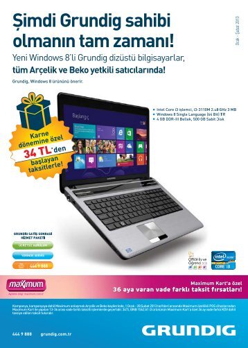 Ã…Âžimdi Grundig sahibi olmanÃ„Â±n tam zamanÃ„Â±!
