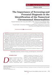 The Importance of Screening and Prenatal Diagnosis in the ...