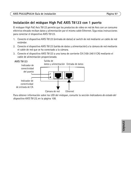 AXIS P5532/P5534 Installation Guide - Axis Communications