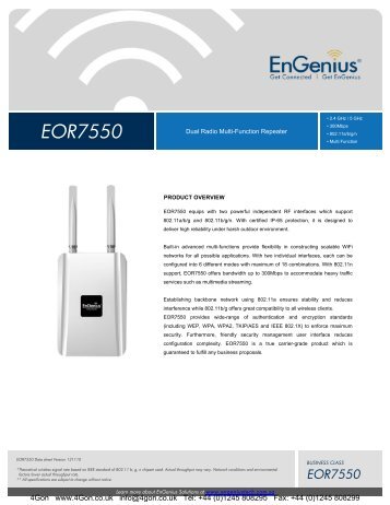 EOR7550 EnGenius Spec (PDF) - 4Gon