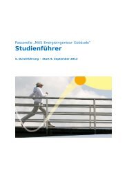 Studienführer/Stundenplan der aktuellen ... - Weiterbildung