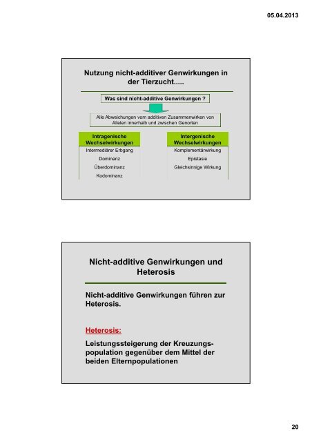 ZuchtwertschÃ¤tzung in der Tierzucht