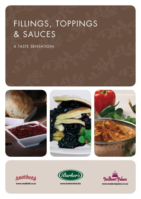 fillings, toppings & sauces - Barkersfruit.biz