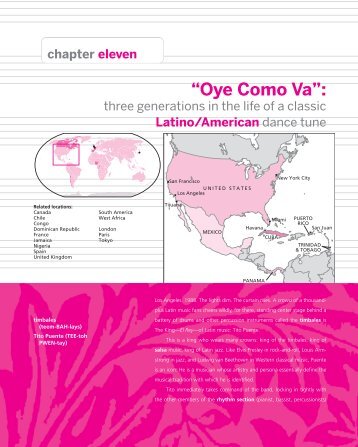 chapter eleven “Oye Como Va