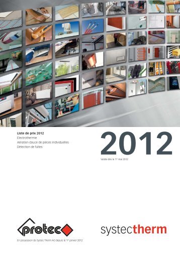 Preisliste 2012.indd - Systec Therm AG