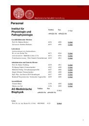 Medizinische FakultÃ¤t Heidelberg: Personal