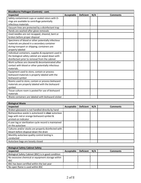 Bloodborne Pathogen (Cont