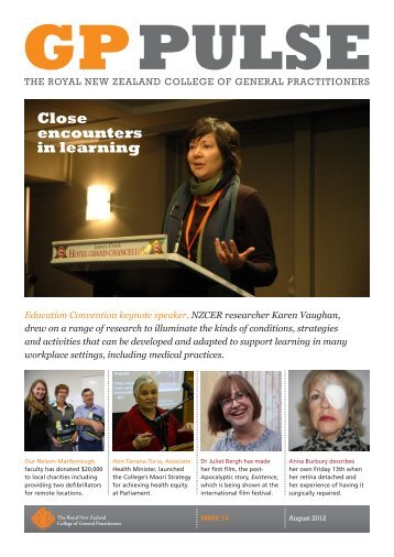 GP Pulse August 2012 Issue 15 - The Royal New Zealand College ...