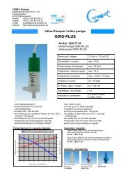 GIRO-PLUS - COMET-PUMPEN Systemtechnik