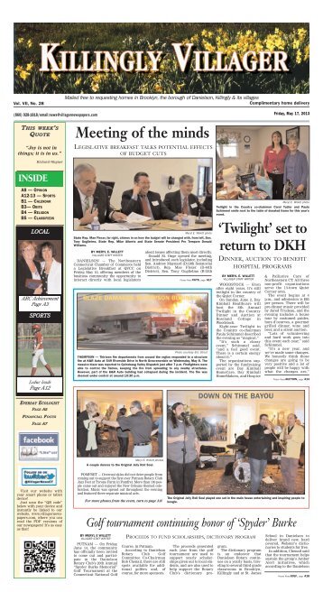 May 17, 2013 - Stonebridge Press and Villager Newspapers