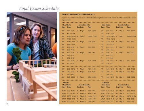 Spring 2013 Class Schedule - Lee College