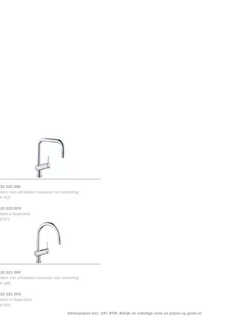 GROHE Keuken Brochure - documentatie