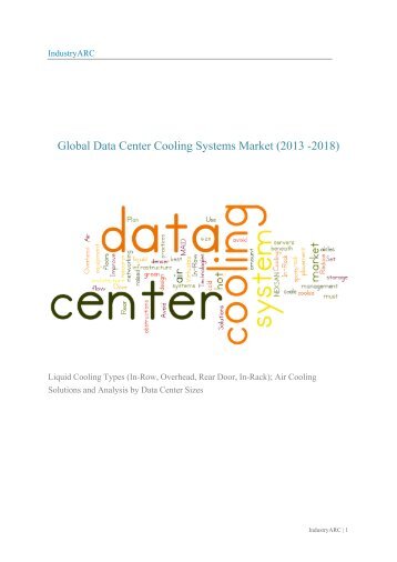 Global Data Center Cooling Systems Market (2013 -2018)