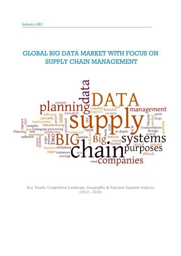 GLOBAL BIG DATA MARKET WITH FOCUS ON SUPPLY CHAIN MANAGEMENT