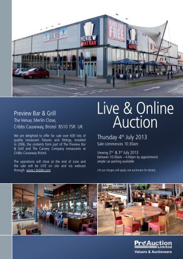 Auction Catalogue - Pro Auction