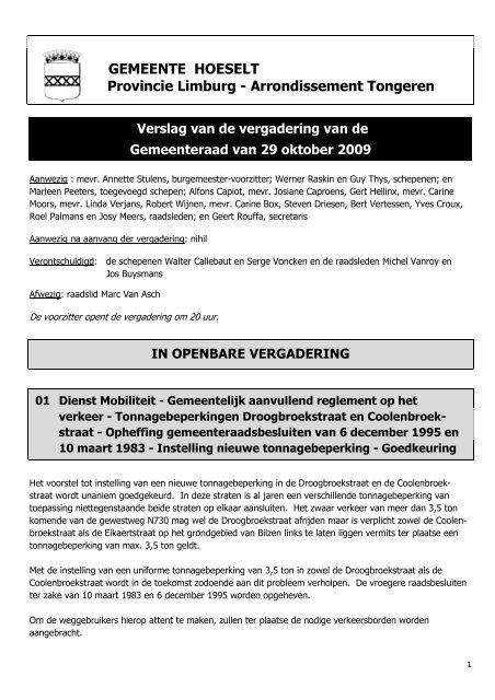 29 oktober - Hoeselt.Be