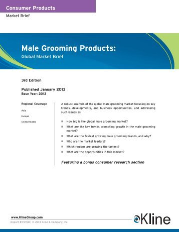 Male Grooming Products - Kline & Company