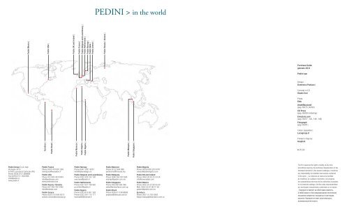 Pedini Purchase Guide 2014