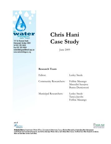 Full Report - The Water Dialogues