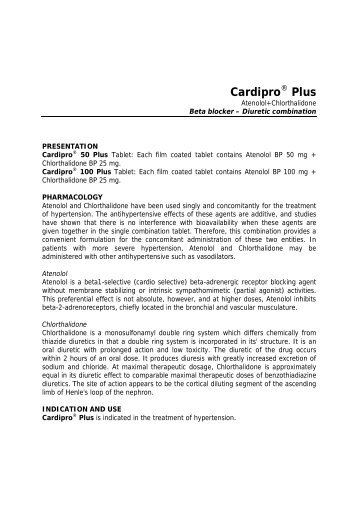 Cardipro Plus - Square Pharmaceuticals Ltd.