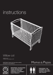 mamas and papas famiglia cot bed