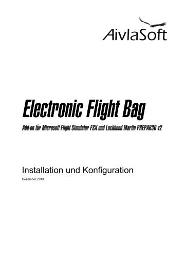 Installation und Konfiguration - AivlaSoft EFB