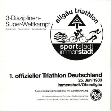 1. Offizieller Triathlon Deutschland