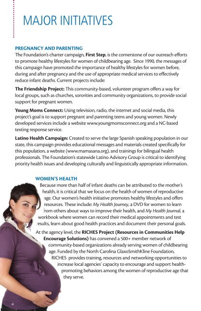 2010 - 2011 Annual Report - North Carolina Healthy Start Foundation