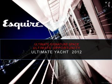 2012 ULTIMATE YACHT 2012