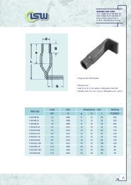 LSW  Fixing insert with bent end 