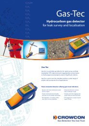 Hydrocarbon gas detector - CONTRONIX