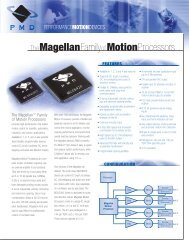 Magellan Motion Processor Datasheet - Performance Motion Devices