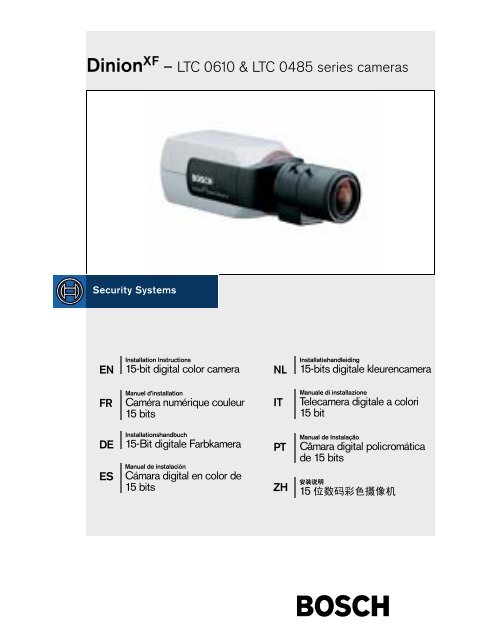 Bosch dinion cheap color camera