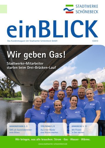 Wir geben Gas! - Stadtwerke SchÃ¶nebeck GmbH