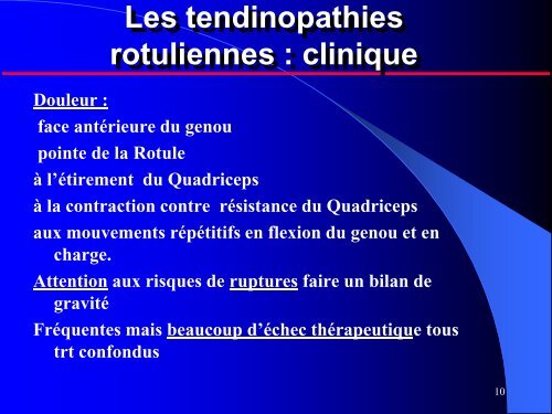 MESOTHERAPIE et GENOU