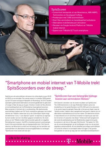 Lees hier het verhaal van SpitsScoren - T-Mobile