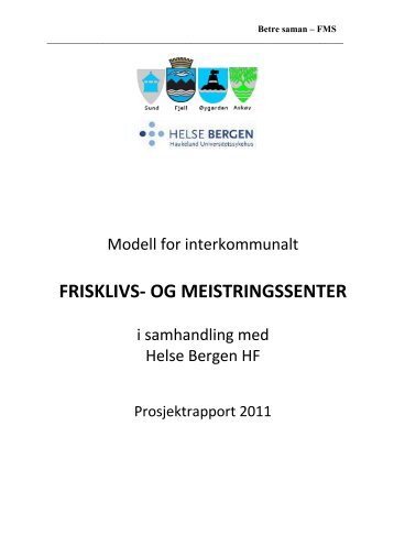 FRISKLIVS- OG MEISTRINGSSENTER - Fjell kommune