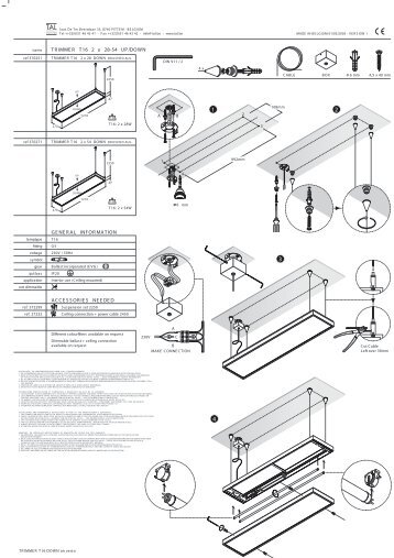 TRIMMER T16 2 x 28-54 UP/DOWN GENERAL ... - Tal.be